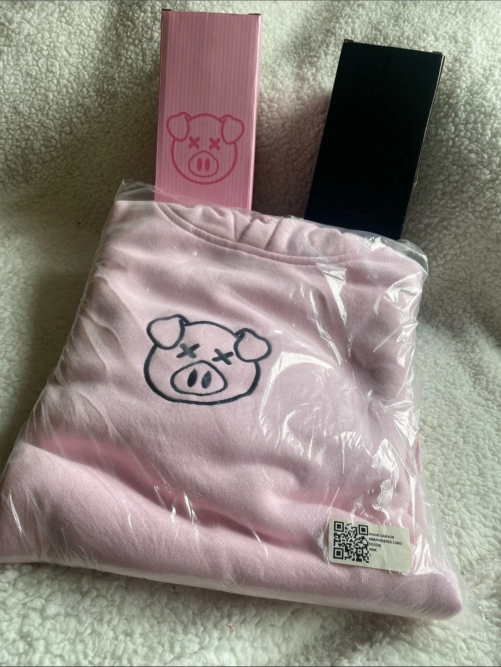 Jeffree Star Kids Pink Pig Logo Hoodie